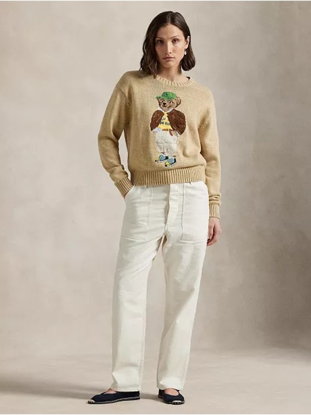 Polo Ralph Lauren Polo Bear Cotton Crewneck Sweater – Size Large $398 - Picture 4 of 10